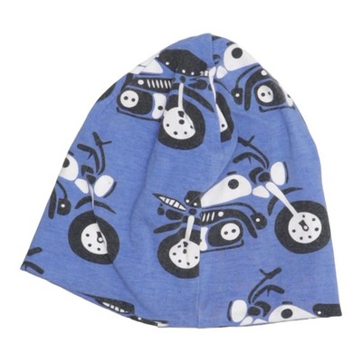 Paapii, Beanie-Mütze, Größe: 49, Elasthan/Bio-Baumwolle, Blau/Mehrfarbig #kbD