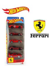 2026 Hot Wheels Ferrari 5-Pack 1:64 Diecast Car JLN12-7E In Stock Ready to ship