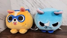 ☆ ~Pet Simulator Super Corgi Dog Plush Blue Cape & blue Rhino Phatmojo 4"~ ☆