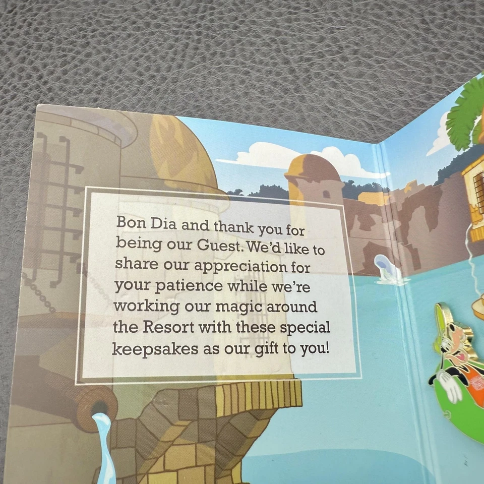 Disney Caribbean Beach Resort Goofy Pato Donald Pin Set Exclusivo Hotel Recuerdo Foto 3 de 4