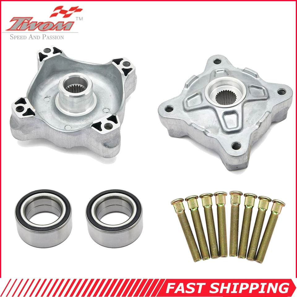 2X Front Wheel Hub & Bearing Kit for Polaris RZR 800 RZR S 800 2009-2014 5137219 - Image 3 of 4
