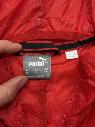 Puma Scuderia Ferrari F1 Rain Wind Jacket Size Medium Red image 5