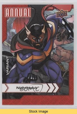 2022-23 Upper Deck Marvel Annual Canvas Variant Nighthawk #68 READ y0i