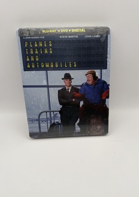 Plane, Trains And Automobiles, Blu-Ray Dvd, Digital Steel Case Brand New Sealed