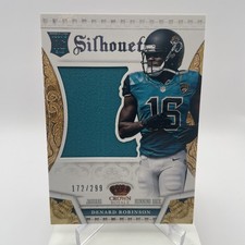 DENARD ROBINSON 2013 CROWN ROYALE SILHOUETTE ROOKIE PATCH JERSEY 172/299