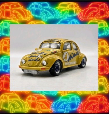 Ministyle VW Käfer Racing Beetle Gelb Modellbau 1:43 Volkswagen Tuning Bug Vdub