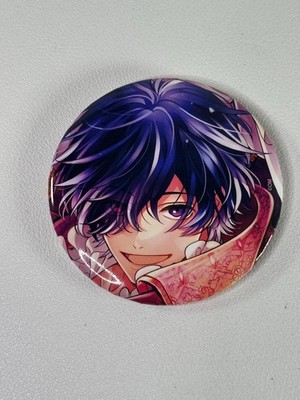 Obey Me! Night Bringer Illustration Can Badge Belphegor Grin