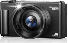 4K Digital Camera for Photography 72MP Autofocus 18X Zoom