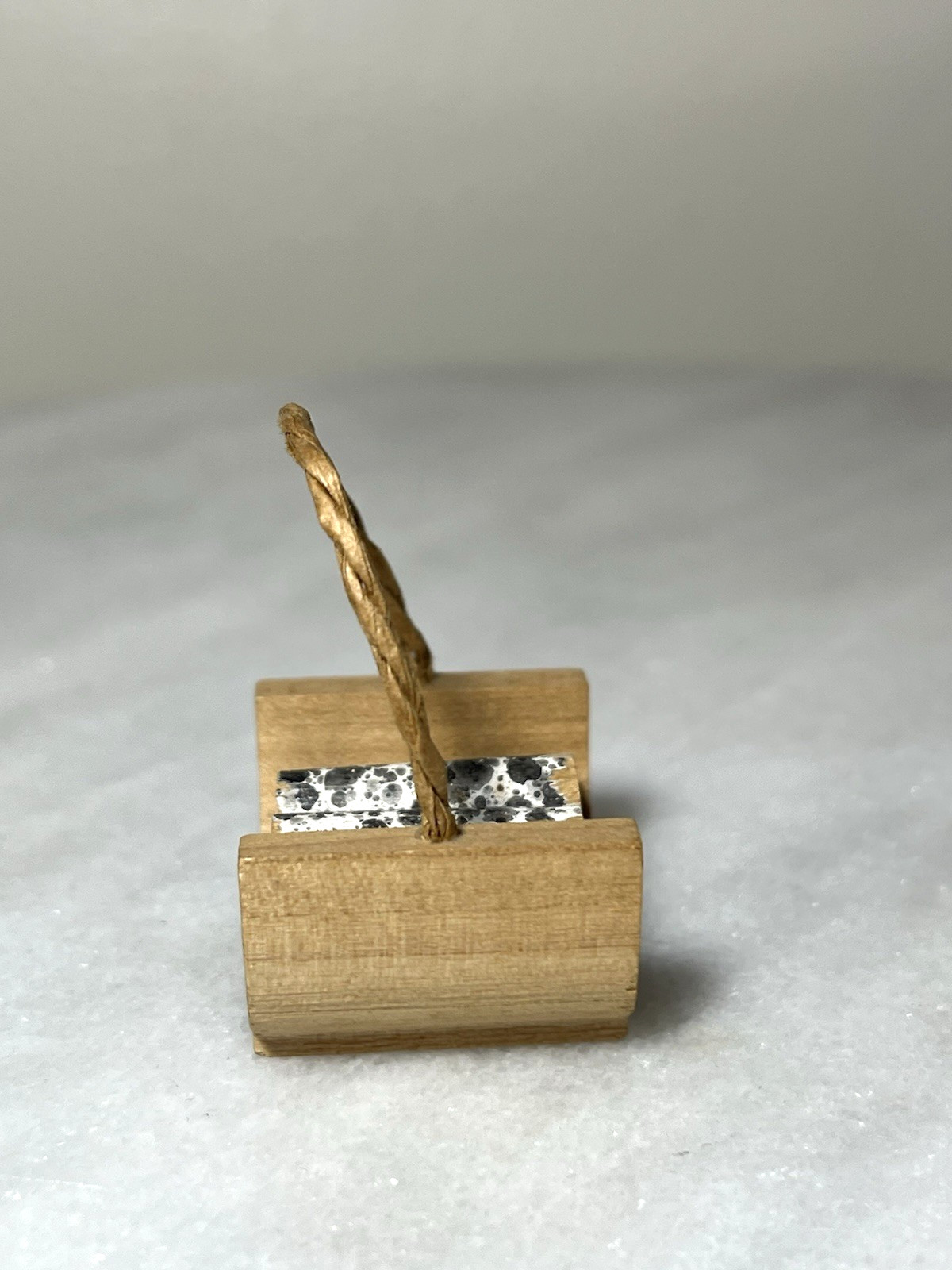 Rare Vintage Dolls House Fire Log Basket Accessory Lundby?