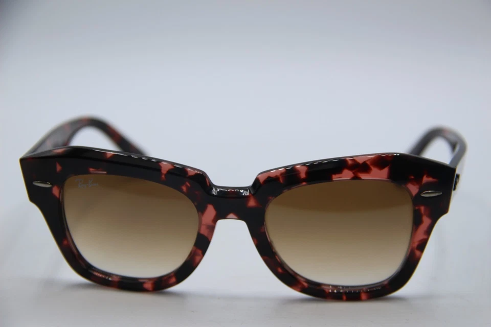 НОВЫЙ RAY-BAN RB 2186 STATE STREET 1334/51 ДЕЛИКТ ГРАДИЕНТ СОЛНЦЕЗАЩИТНЫЕ ОЧКИ С ЧЕХЛОМ 49-20 - Изображение 2 из 4