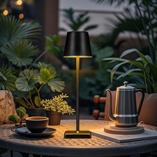 Cordless Table Lamps,Rechargeable Outdoor Solar LED 1 Pack Solar Table Lamp