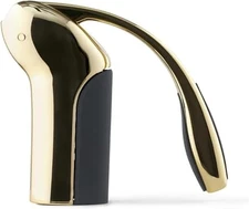 Vertical Corkscrew Wine Opener with One-Pull Lever Design, Easy Manual Operation