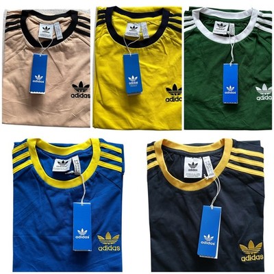ADIDAS HERREN ORGINALS BESTICKTES KURZARM T-SHIRT FÜR DIE GANZE SAISON