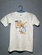 Precious Moments Llama A La Puerta Y Se Te Abrirá Vintage TShirt Size YS