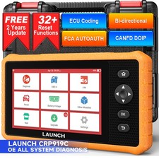 LAUNCH OBD2 Scanner Full System Active Diagnostic Tool for GM ABS OIL 32 Resets