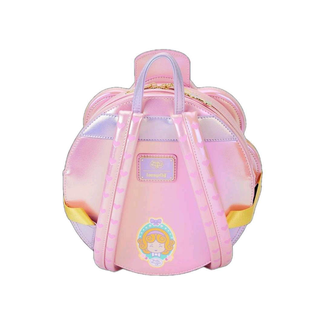 LOUNGEFLY Polly Pocket Mini Backpack, NWT. Polly Pocket Compact Playset Figural Mini Backpack main image 2