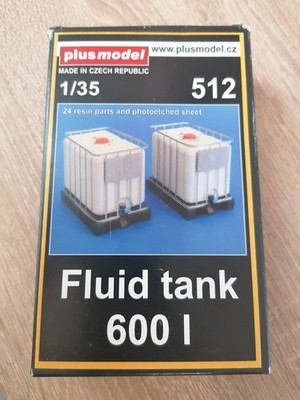 Plus Model 512 - 1:35 Plastikmodellbau Fluid tank 600l - Neu