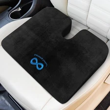 Everlasting Comfort Car Seat Cushion for Driving - Standard, Executive Black 