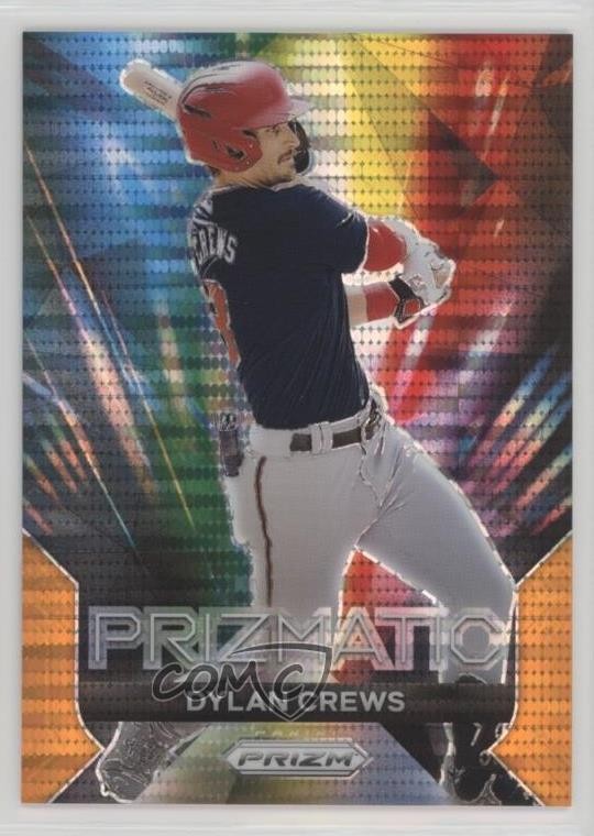 2024 Panini Prizm Prizmatic Orange Pulsar Prizm 333/399 Dylan Crews #4 1eh5