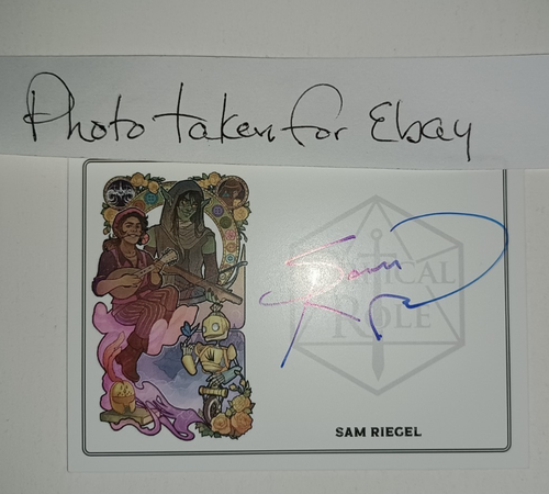 Critical Role Rittenhouse 10th Anniversary SIGNED Limited Ed. Sam ...