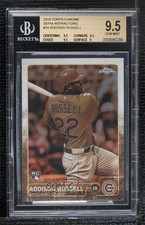 2015 Topps Chrome Sepia Refractor Addison Russell #24 BGS 9.5 GEM MINT 0l1