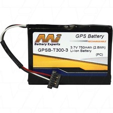 MI Battery Experts GPSB-T300-3-BP1 GPS battery suitable for Mitac, Navman