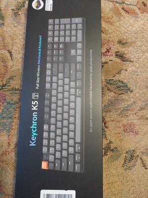 Keychron K5 Version 2 Full Wireless Mechanical Keyboard Banana Tactile K5X-A4