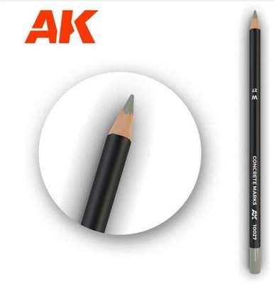 AK Interactive 10027 Betonmarken – Verwitterungsaquarellstift