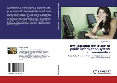 Investigating the usage of public information system at communities Jeofrey Dits