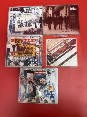 The Beatles CD Lot Anthology 1 2 3 Live At The BBC 1962-1966 5 Box Sets.  (4)