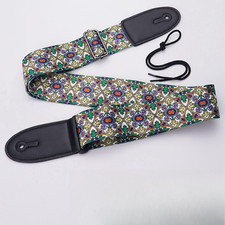 Guitar Strap Wide Acoustic Shoulder Strap Electric Guitar Polyester Print Belt