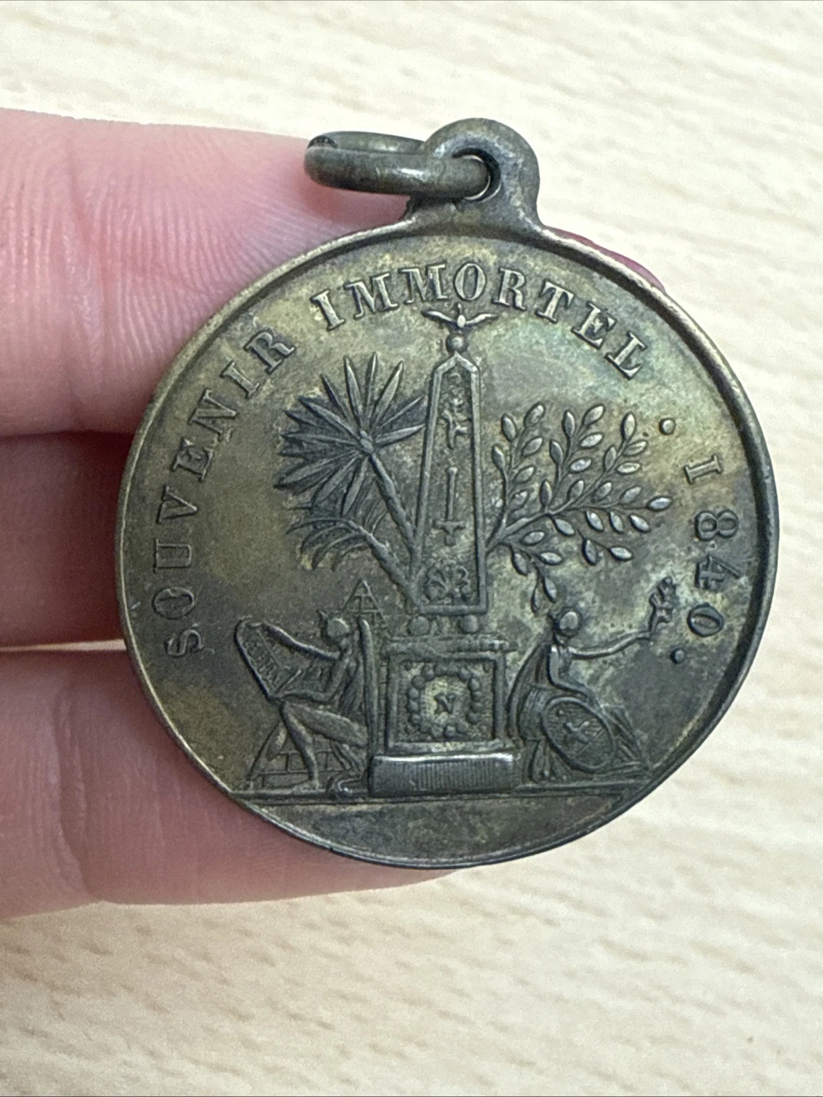 Médaille Souvenir Immortel 1840 Jena Eylau Vvagram Dresde Alcole Marengo
