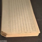 15pcs VINTAGE MAINFRAME COMPUTER PUNCH CARDS. IBM 80-column card format 70-80s