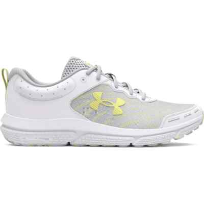 Under Armour Women's Charged Assert 10 White 3026179-110 Running Shoes Size 7.5