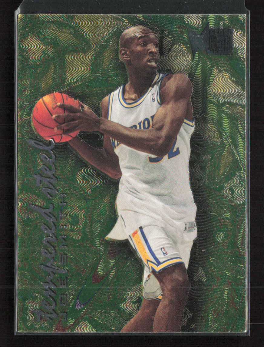 1995-96 Metal Tempered Steel #8 Joe Smith Golden State Warriors