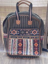Boho Backpack Tapestry Adjustable Straps Top Handle