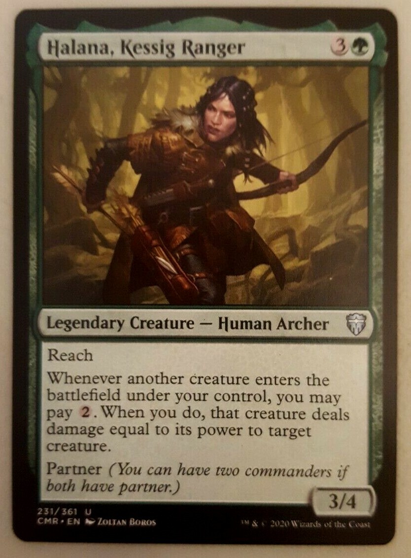 1x Halana, Kessig Ranger Commander Legends Magic the Gathering MTG