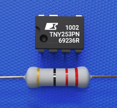 TNY253PN + Widerstand 22 Ohm, 3 Watt - Reparaturset AEG, Whirlpool, Bauknecht