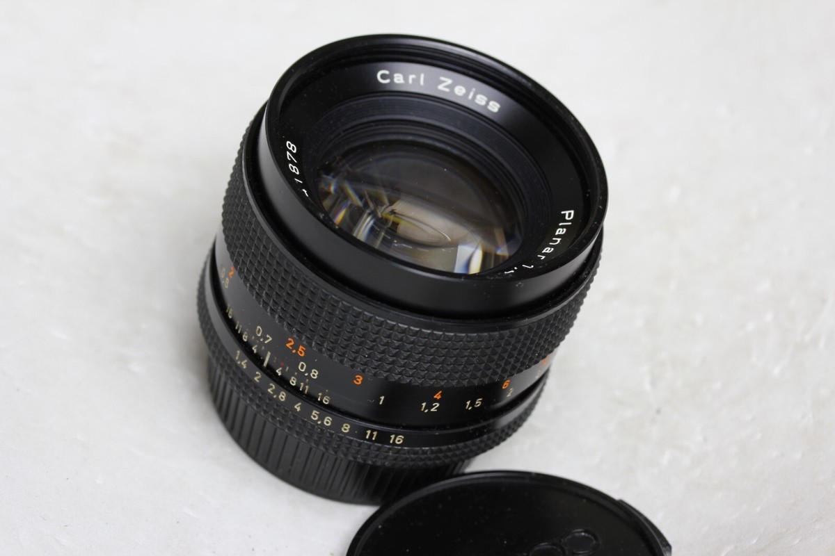 ★美品★ CONTAX Carl Zeiss Planar 50mm 1:1.4 Exc+++++] Contax Carl Zeiss Planar f/1.4 50mm T* MMJ Lens from
