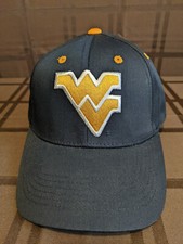 West Virginia Mountaineers Hook  Loop Hat Cap Collegiate Licensed HeadGear EC