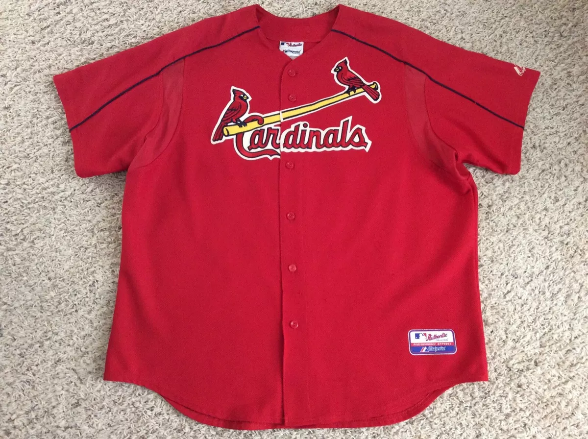 ST. LOUIS CARDINALS Majestic Authentic Collection Jersey RED Stitched ROLEN  #27