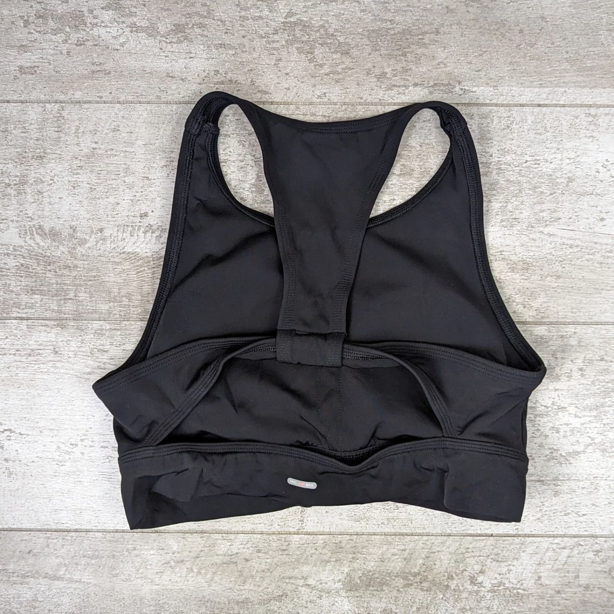 Aerie Chill Play Move Black Sports Bra Women's Small