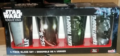 Star Wars Rogue One 4-Piece Glass Set by Zak Designs Neu & OVP