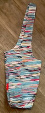 Aozora Yoga Mat Bag Carrier Sling Tote 30  x 13  Side Pocket Inside Zipper Pocket