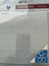 EMBOSSING FOLDERS, ASSORTED 6 X 6IN, ADD TEXTURE, BACKGROUND FOR PAPERCRAFT