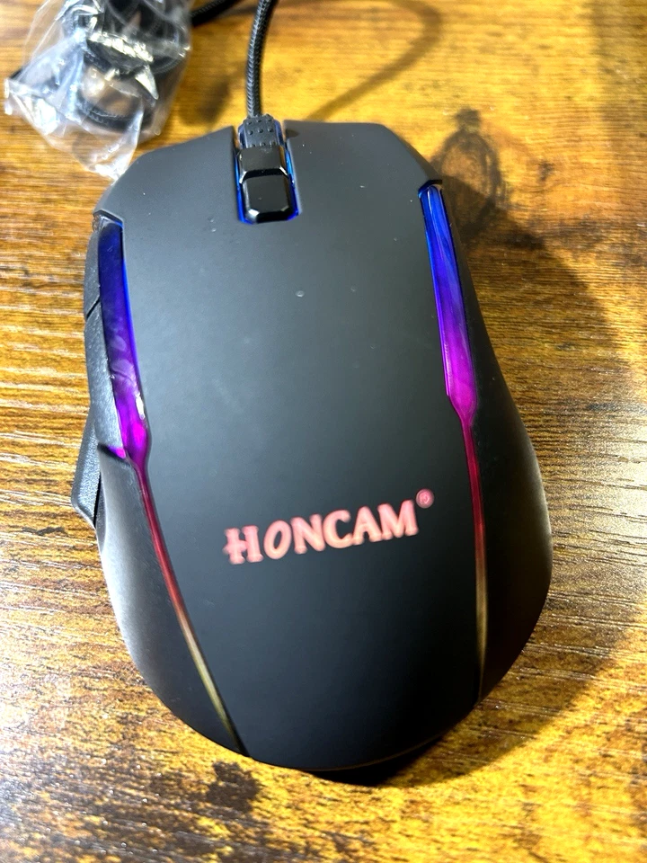 V90 Backlight Gaming Mouse RGB Optical USB Wired Gamer Mouse New - Image 3 of 4