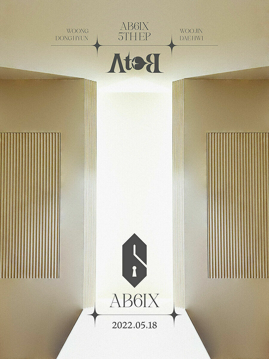 AB6IX [A TO B] 5th EP Album CD+Photo Book+2 Card+Poster+ID Card+A