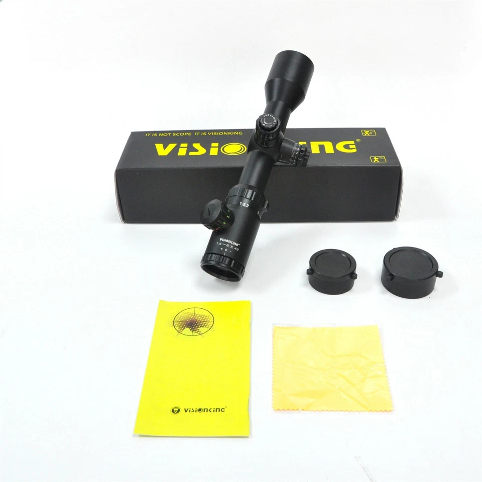 Visionking 1.5-6x42 Mil dot 30 mm Hunting tactical Rifle Scope 223  308  - Image 2 of 4
