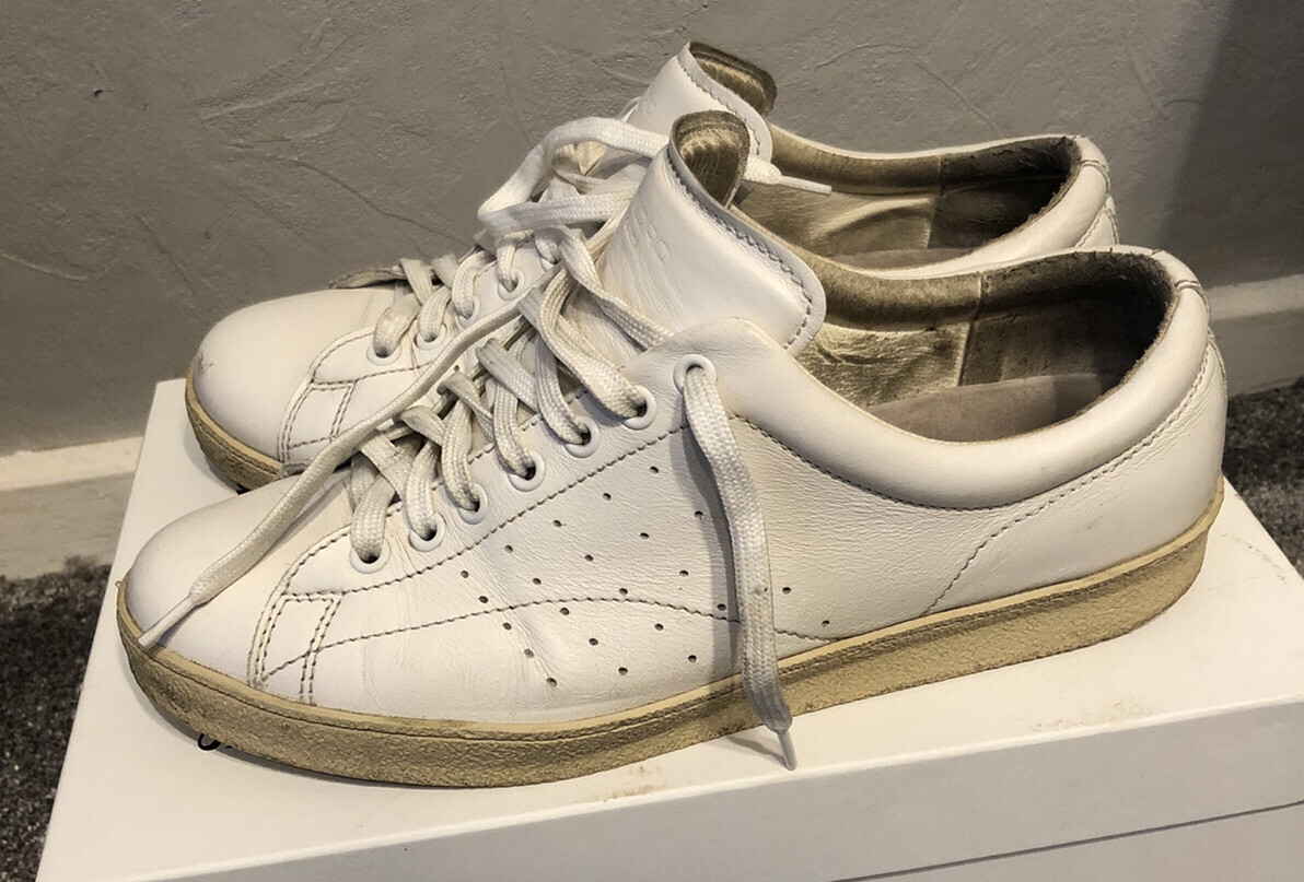 Sandro Men Vintage Style White Trainers 