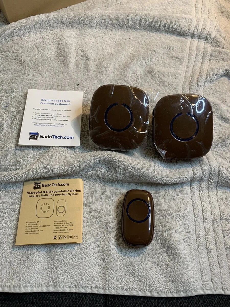 SadoTech Wireless Doorbell Model CXRi Setup Installation, 60 OFF